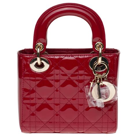 lady dior in patent leather|christian dior patent leather bags.